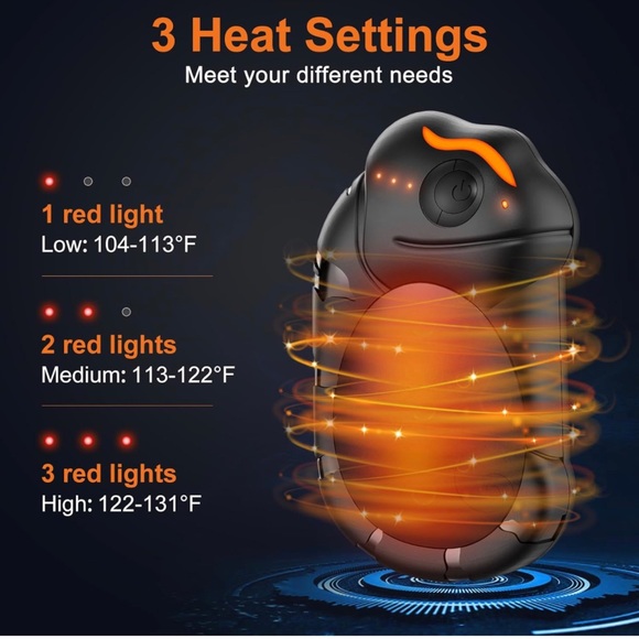 Hand Warmers Rechargeable 2 Pack, 6000mAh Chameleon Hot Hands Hand Warmers - Picture 9 of 12